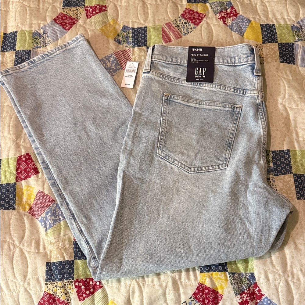 GAP Women’s 90s Jeans Size 18 Straight Leg